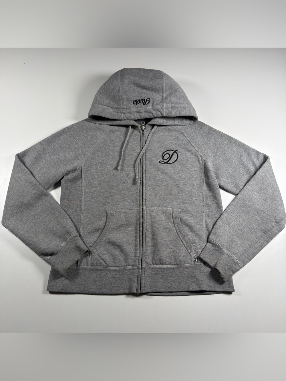 Vintage Roots Athletics Made in Canada Full Zip Hoodie - Heather Grey size M